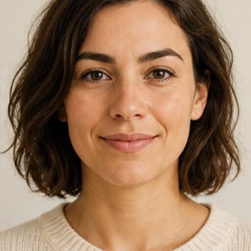 Portrait B, an AI-generated demo portrait